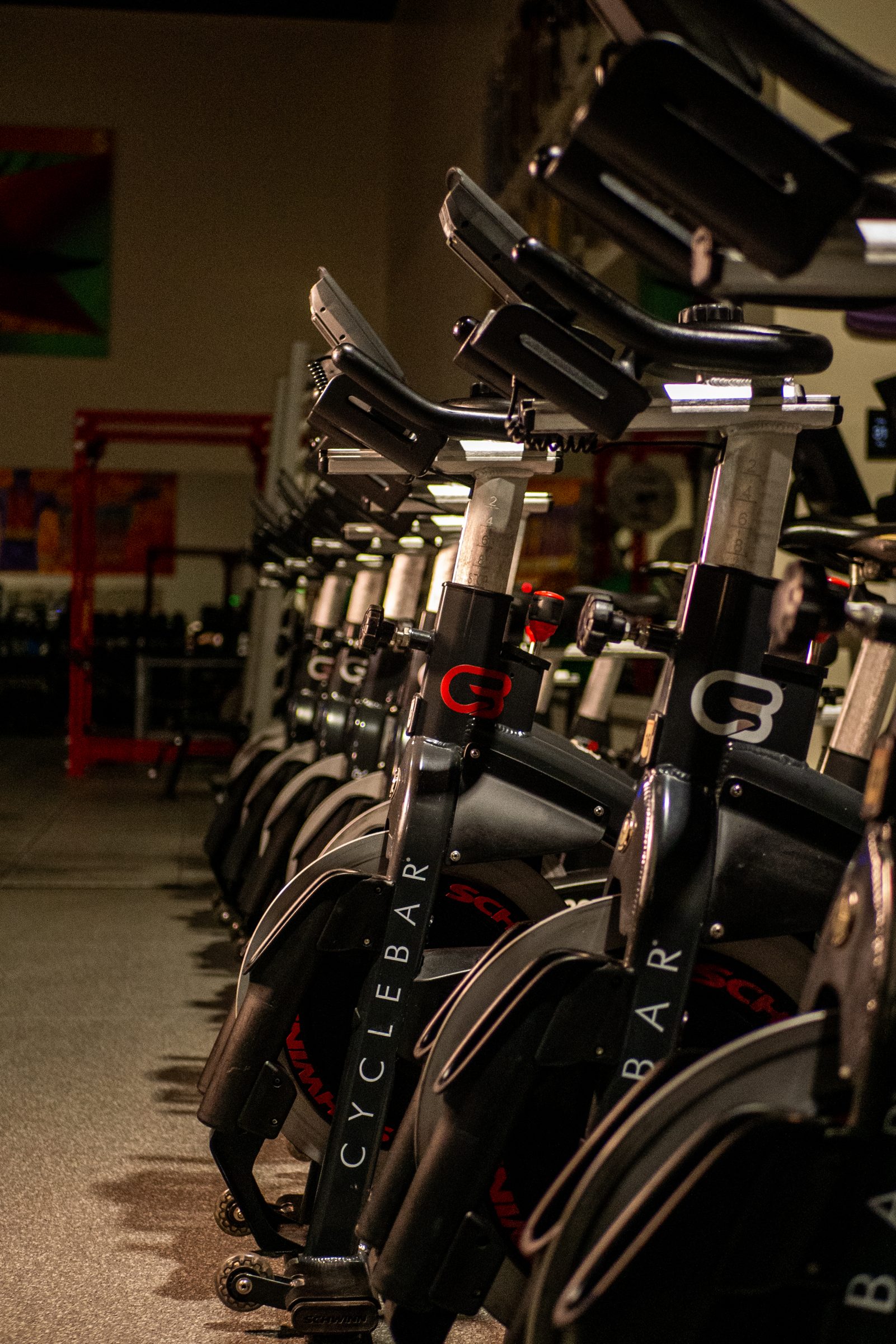 Cardio and spin area at JR Pro Lab