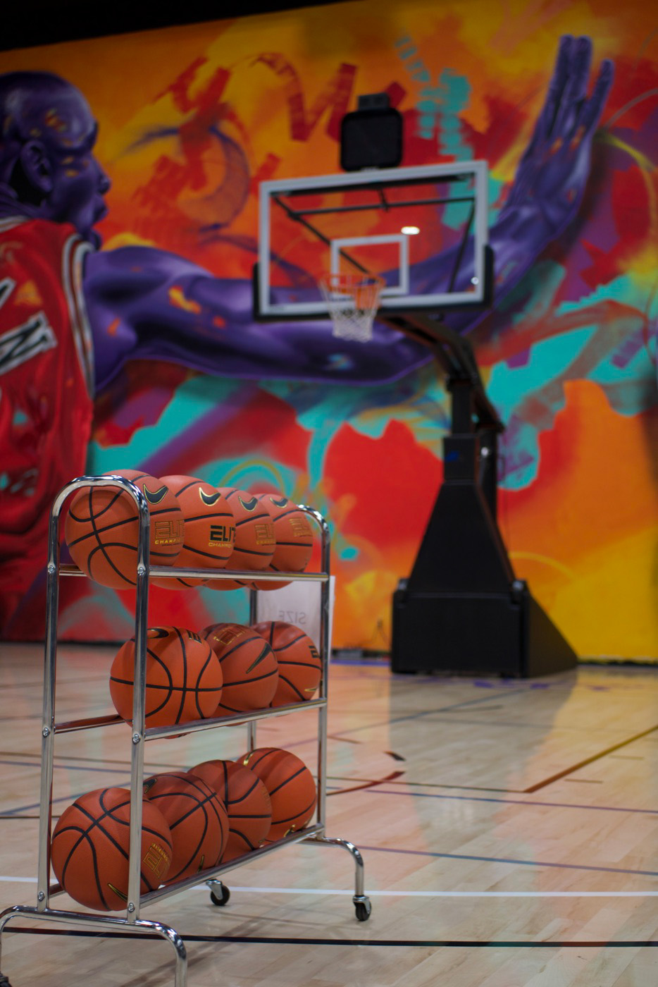 Basketball court at JR Pro Lab